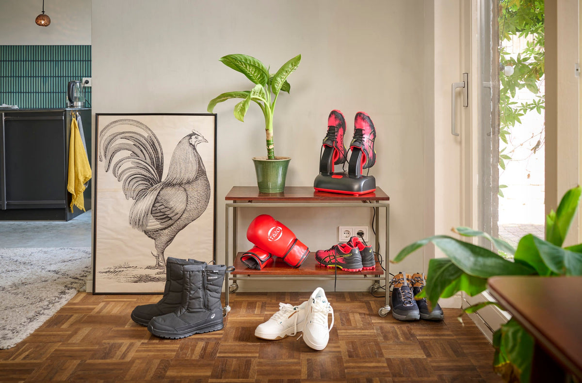 Natte schoenen snel drogen (zonder ze te beschadigen)