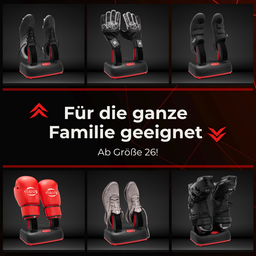 ShoeDry Airo für die ganze Familie geeignet, Größe EU 26–50