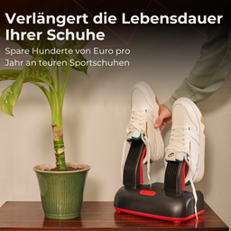 ShoeDry Airo verlängert die Lebensdauer Ihrer Schuhe