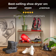 ShoeDry Airo, the best-selling shoe dryer on bol.com, Amazon and Decathlon