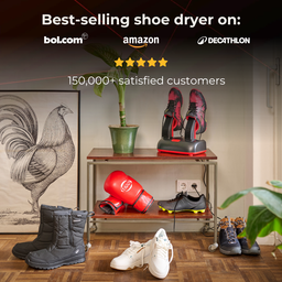 ShoeDry Airo, the best-selling shoe dryer on bol.com, Amazon and Decathlon