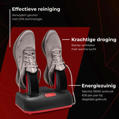 ShoeDry Airo droogt en reinigt