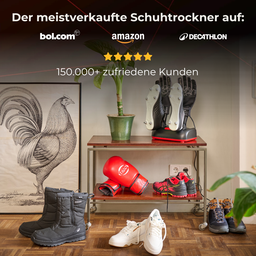 ShoeDry Airo, der meistverkaufte Schuhtrockner auf bol.com, Amazon und Decathlon