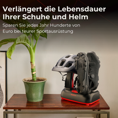 ShoeDry Airo Helmet verlängert die Lebensdauer Ihrer Schuhe und Ihres Helms